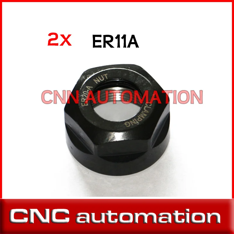 

2pcs ER11 nuts ER11A type A nut for collets on spindle