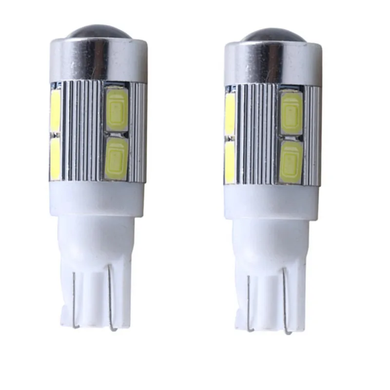 1 шт. светодиодный автомобисветильник Светодиодная лампа T10 10 SMD 5630 5730 W5W WY5W 501 12