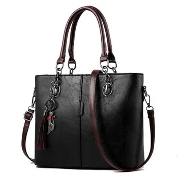 

Women Bag Vintage Casual Tote Fashion Women Messenger Bags Shoulder student Handbag Purse Wallet Leather 2019 New L9-93