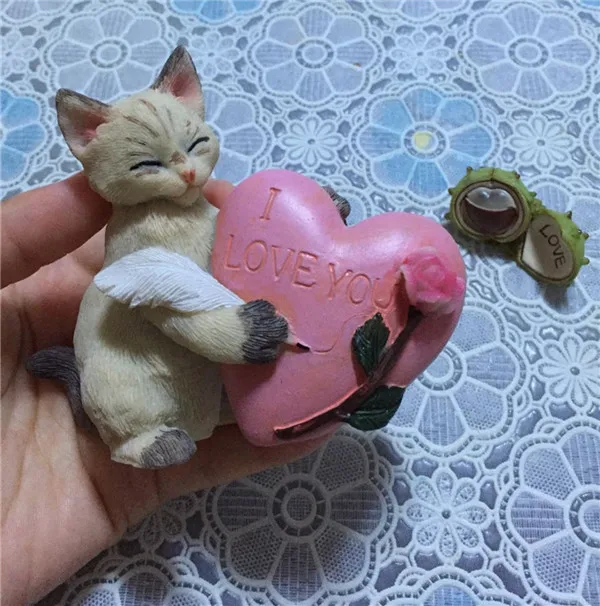 Cat Figures Resin toys car home office decoration gifts 5 styles - Buyers Show 2