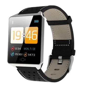 

New CK19 Color Screen Wristband Heart Rate Blood Pressure Monitoring Bluetooth Information Reminder Sports Smart Watch