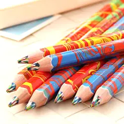 20 шт./лот Разноцветные Радуга карандаш Книги по искусству карандаши записи эскизы дети граффити карандашный рисунок Живопись Pen