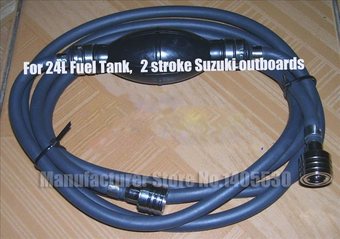 

Top Quality Fuel Tank Hose 3 meters with nozzle composite material; for Suzuki 2 Stroke outboard motors