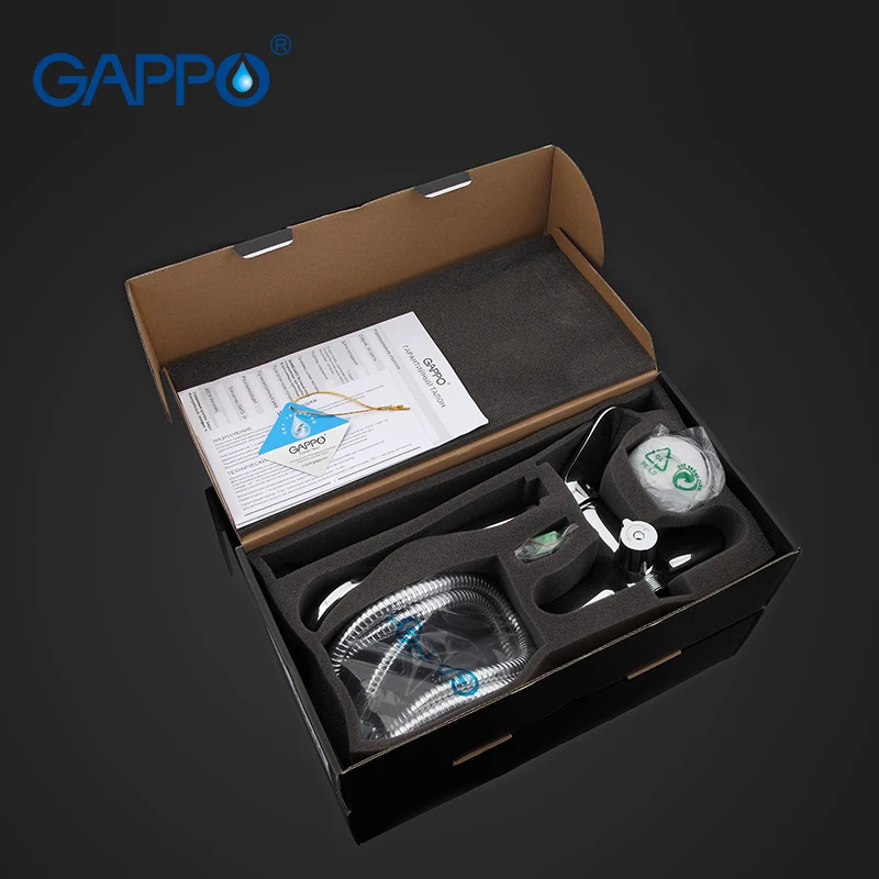 GAPPO Высококачественная настенная раковина для ванной комнаты излив с одной