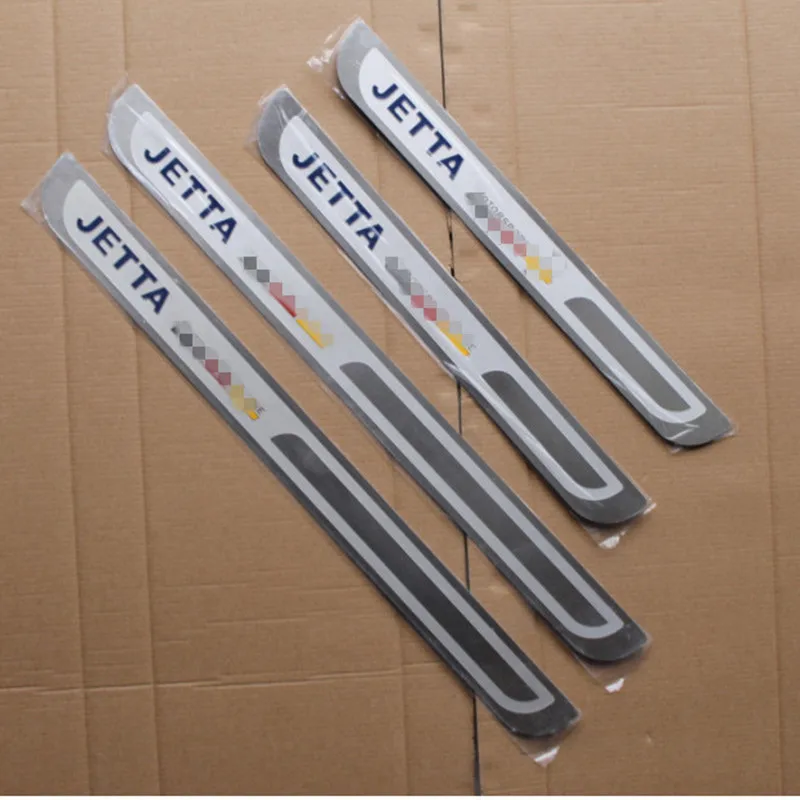 

2013-2017 Jetta Ultra Thin fine engraved threshold welcome pedal threshold wear protection threshold plate