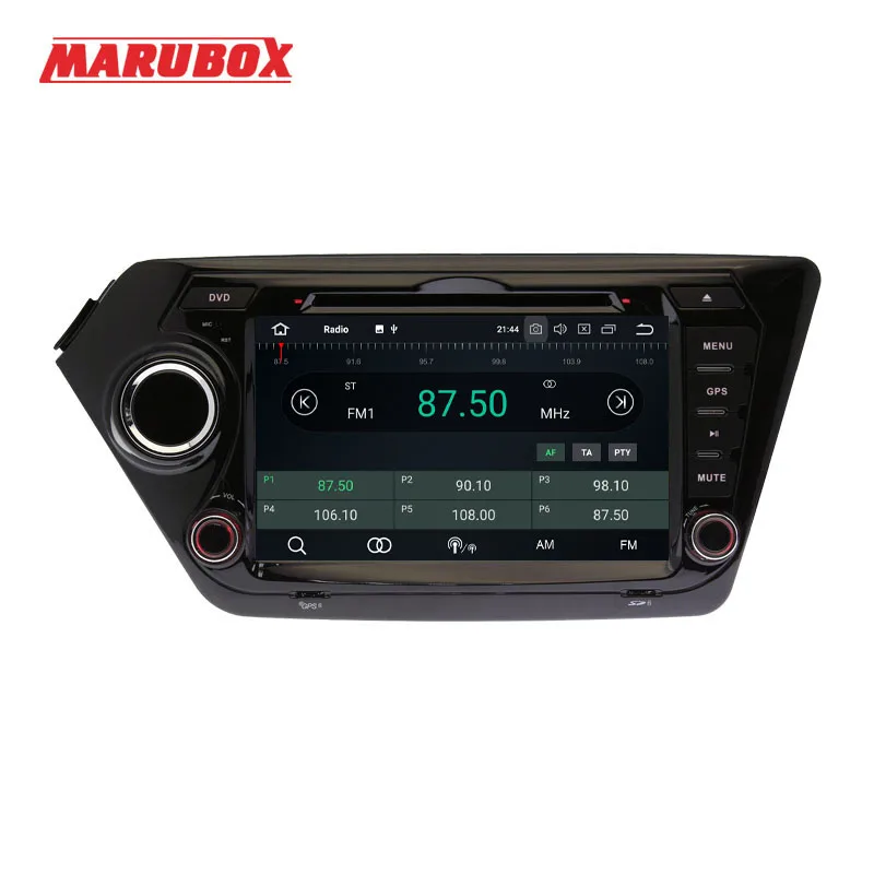 MARUBOX 8A200PX5,Штатная магнитола для Kia Rio K2 2010-, Головное устройство на Android 8.0, Восьмиядерный процессор,оперативная память 4 Гб, встроенная память 32Гб,Радио модуль TEF6686NXP, 8",GPS,DVD,USB,Bluetooth
