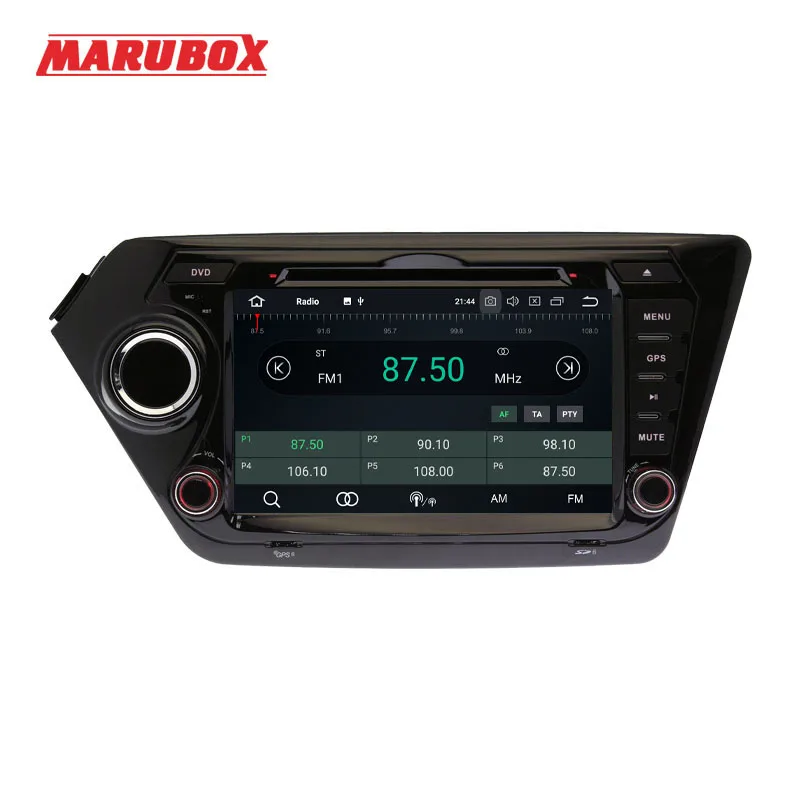 Discount MARUBOX 2Din Car Multimedia Player For Kia Rio K2 2010-2015 Android 8.0 4GB RAM 8" with DVD GPS Navi Stereo Car Radio 8A200PX5 1