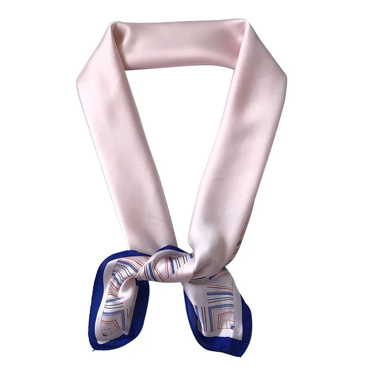 Шелковый женский шарф весна осень 70*70 модные шарфы маленькие квадраты платок высокое качество для женщин шаль