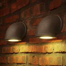 3W Retro loft LED lámpara de pared industria tubería de agua vintage hierro barra de luz dormitorio escalera club Sala pasillo café lámpara bra