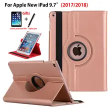 Чехол с поворотом на 360 градусов для Apple iPad 9,7 5th 6th generation Smart Cover Funda Tablet A1822 A1893 A1954