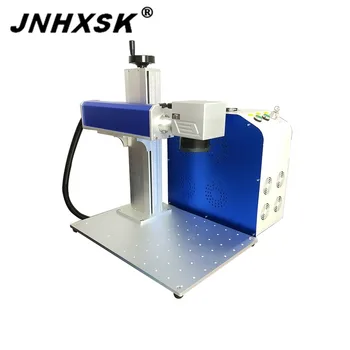 

JNHXSK fiber laser marking machine Raycus laser source DIY 20w 200x200mm metal desktop mini desktop plastic Gold Silver Jewelry