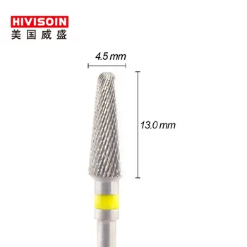 

Cross cut super fine (0106.045)- ISO110 -Tungsten Carbide Burs - HIVISOIN Carbide Nail Drill Bit&Dental Burs