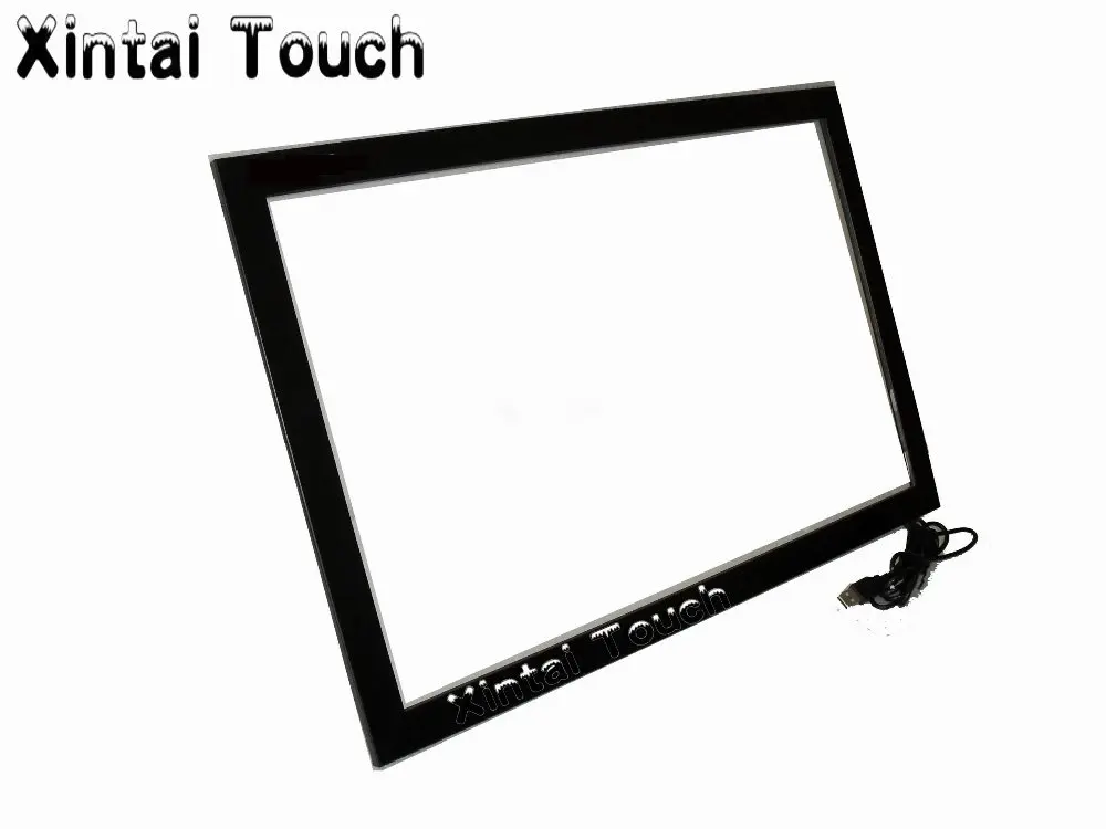  2 real fingers Points 55 inch LCD IR/Infrared multi touch screen/touch panel for gaming and LED TV