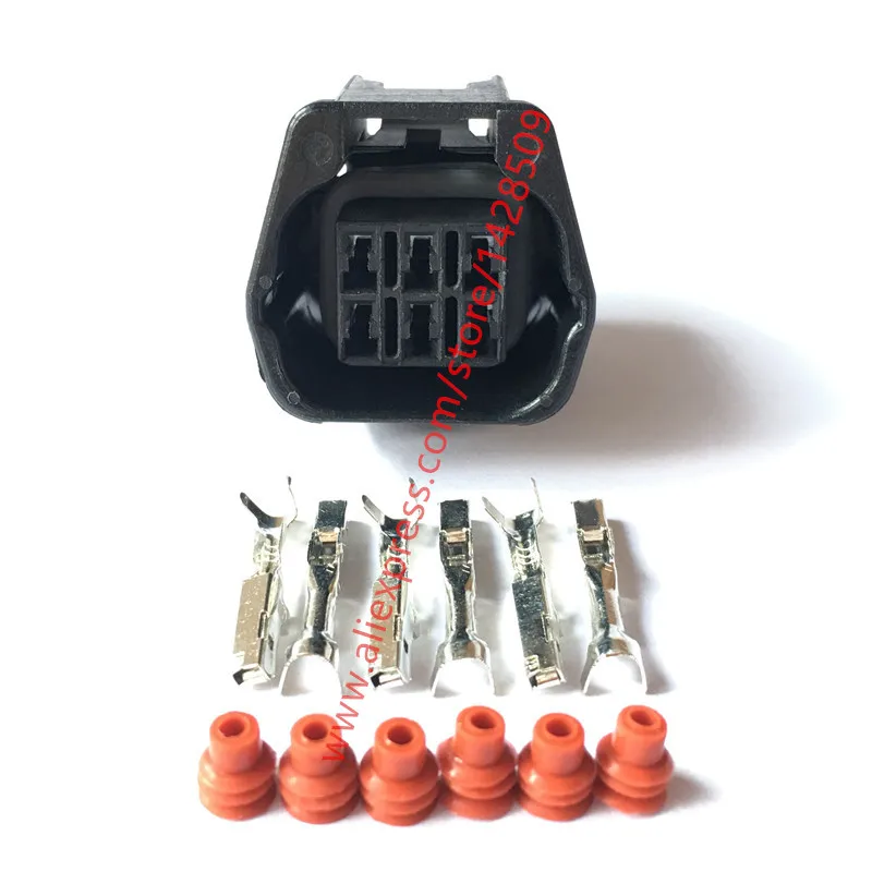 

5 Sets 6 Pin Auto Wire Connector 7283-9332-30 With terminals
