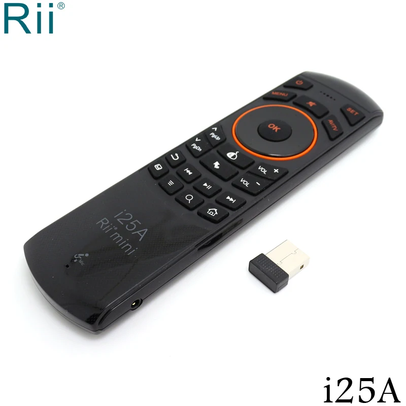 

[20pcs] Rii i25A 2.4GHz Mini Wireless Keyboard Fly Mouse with IR Remote Function for Andorid TV Box, Mini PC, Coumpter