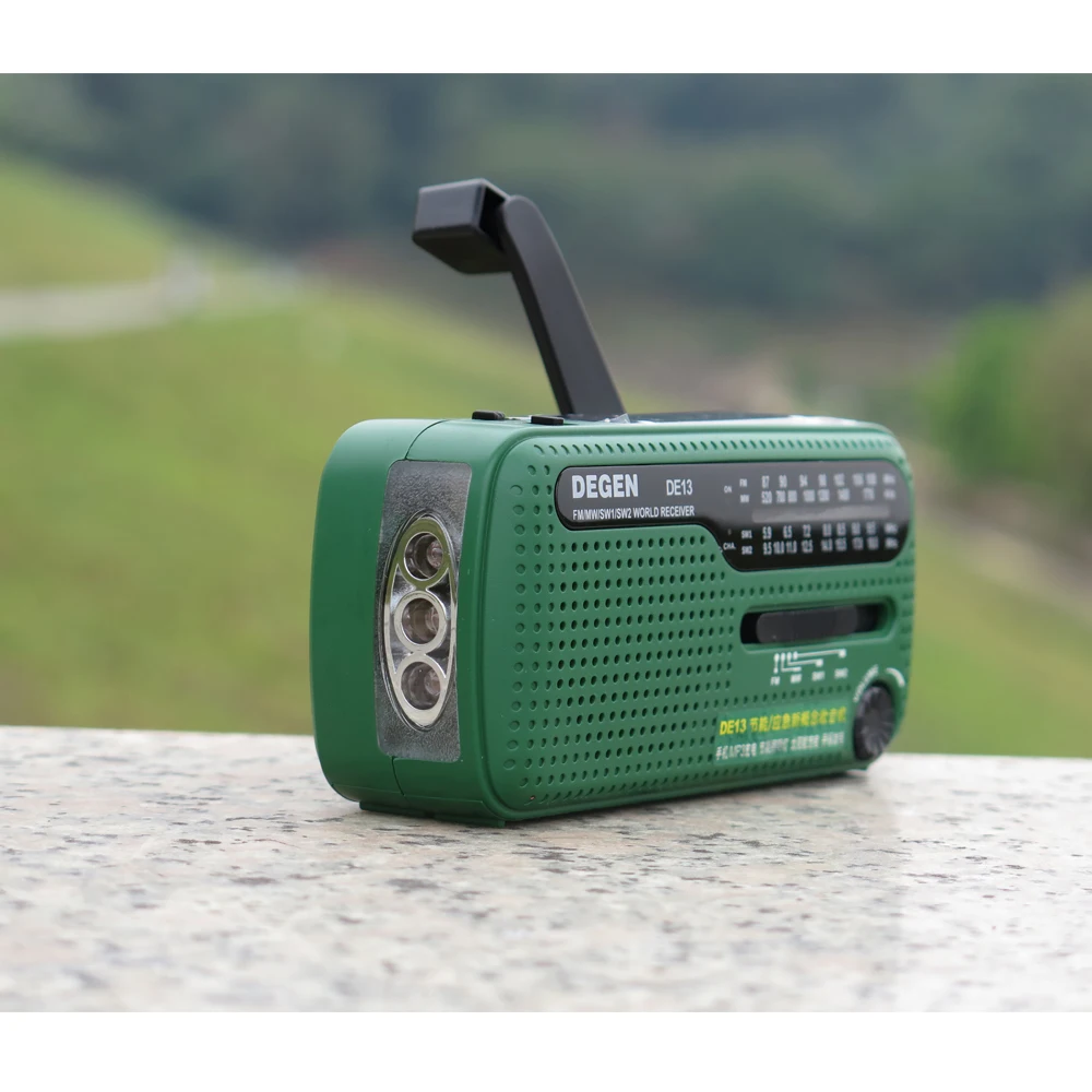 dínamo energia solar de emergência retro rádio