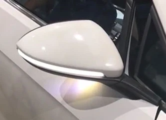 Для Audi New A6L C8 A7 A8 Поворотная сигнальная лампа динамический боковое зеркало мигалка светодиодный A6L C8 A7 A8 сигнальная лампа - Испускаемый цвет: A Touch of White