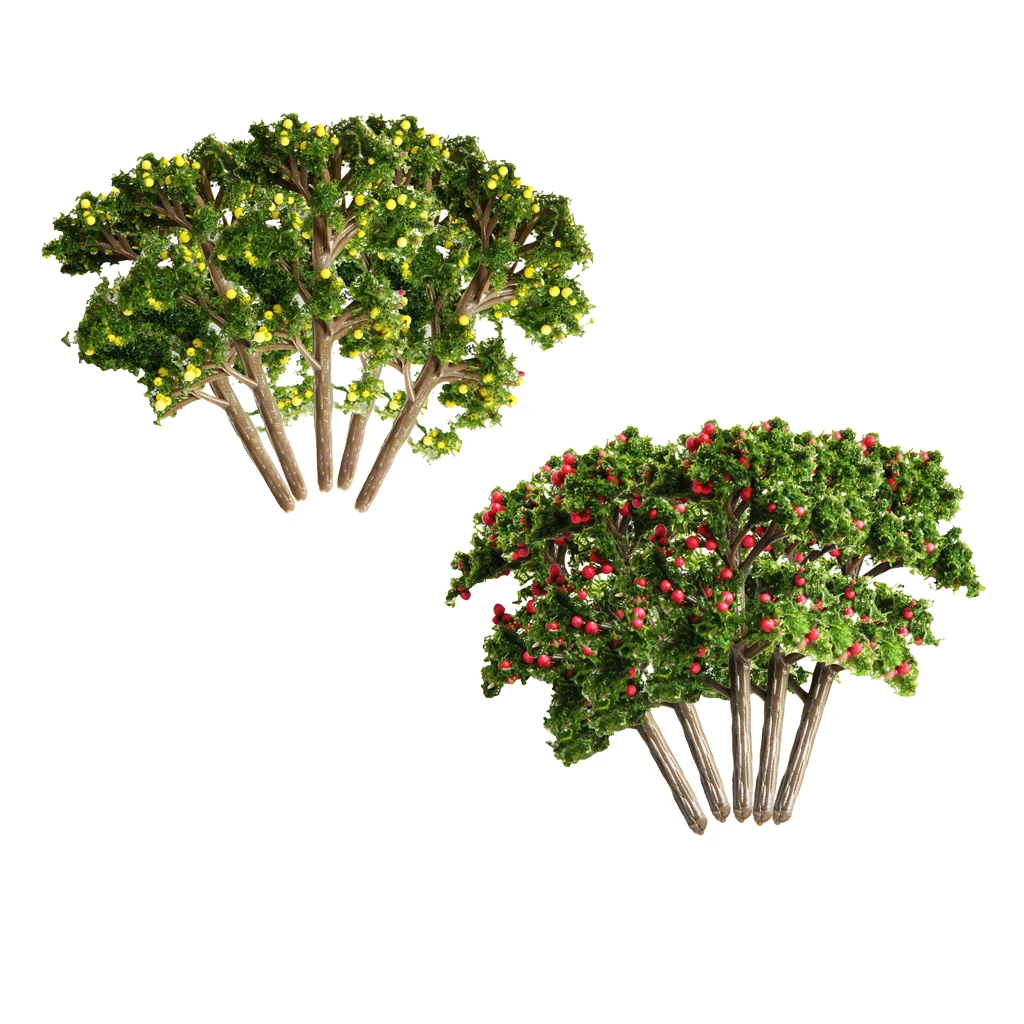 MagiDeal модель фруктовое дерево макет DIY Пейзаж песок стол диорамы