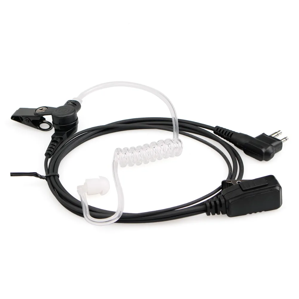 10 шт. оптовая продажа Retevis EA090M двухлинейный PTT Mic Air Tube акустическая гарнитура для