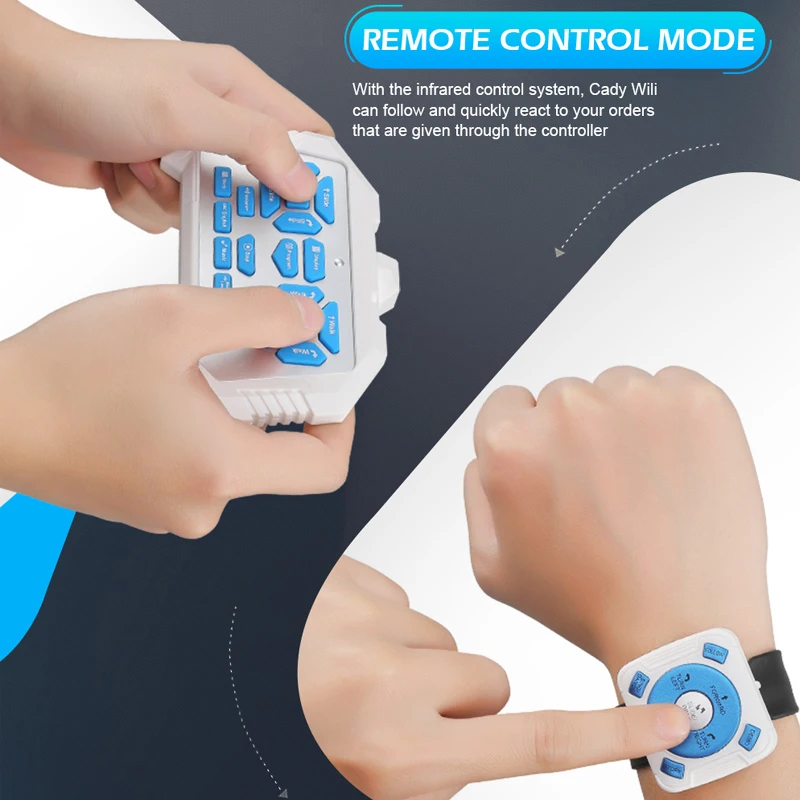 JJRC R5 Robot Intelligent Programmable Auto Music Dance RC Robot For Children Smart Watch Follow Gesture Sensor RC Toys Robo