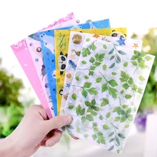 6 шт см. Сульфат четыре сезона любовь песня секция свежая цветная бумага ручной конверт