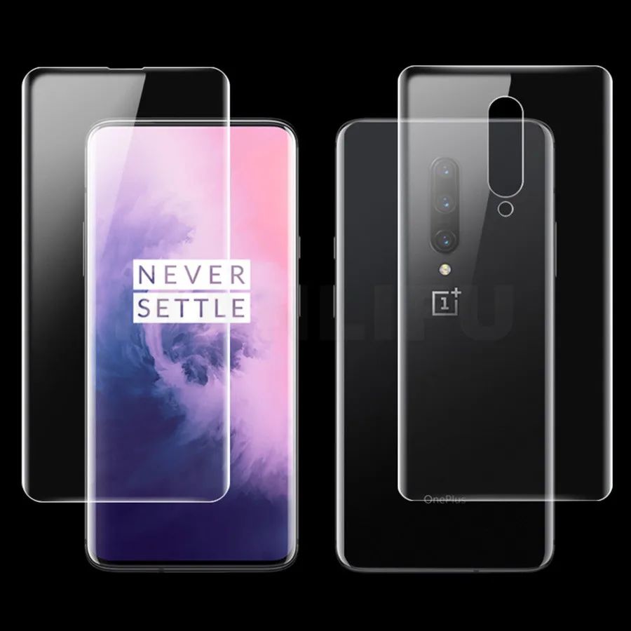 

ALIVO Front+Back Soft TPU Hydrogel Full Cover Premium Screen Protector For Oneplus 7 Pro 6T 1+6T Clear Film Oneplus 5T 5 3 3T