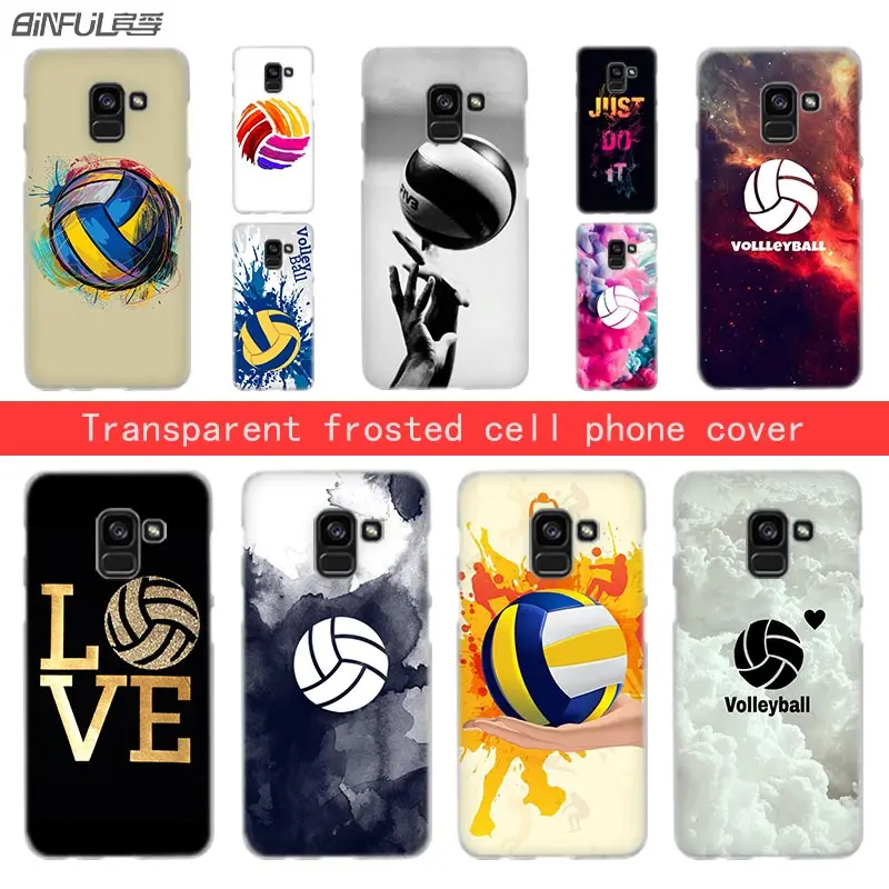Volleyball Sports Transparent Phone hard Case for Samsung Galaxy M10 M20 A3 A5 A6s A7 A8 2016 2017 A6 2018 Plus Volleyball Sports Transparent Phone hard Case for Samsung Galaxy M10 M20 A3 A5 A6s A7 A8 2016 2017 A6 2018 Plus