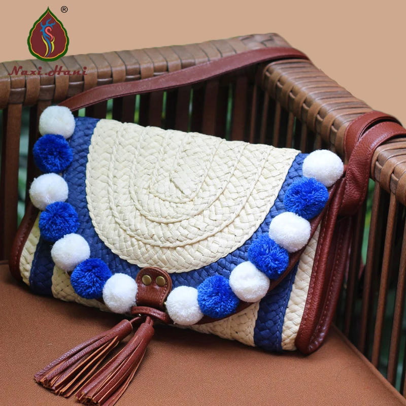 White Crossbody Straw Handbags Paul Smith