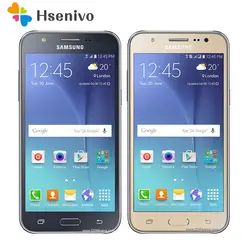 Бесплатная доставка samsung Galaxy J5 J500F разблокировка двух sim-карт сотовый телефон 5,0 "ЖК-дисплей экран Quad core 1,5 GB Оперативная память 16 Гб