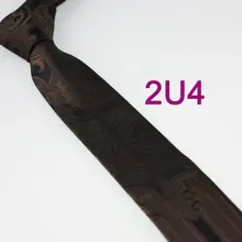 Yibei Coachella Галстуки мужские черные с коричневый в полоску с цветочным принтом Средства ухода за кожей шеи галстук моды тонкий Средства ухода за кожей Шеи Галстук Узкий 6 см жаккардовые галстуки Gravatas