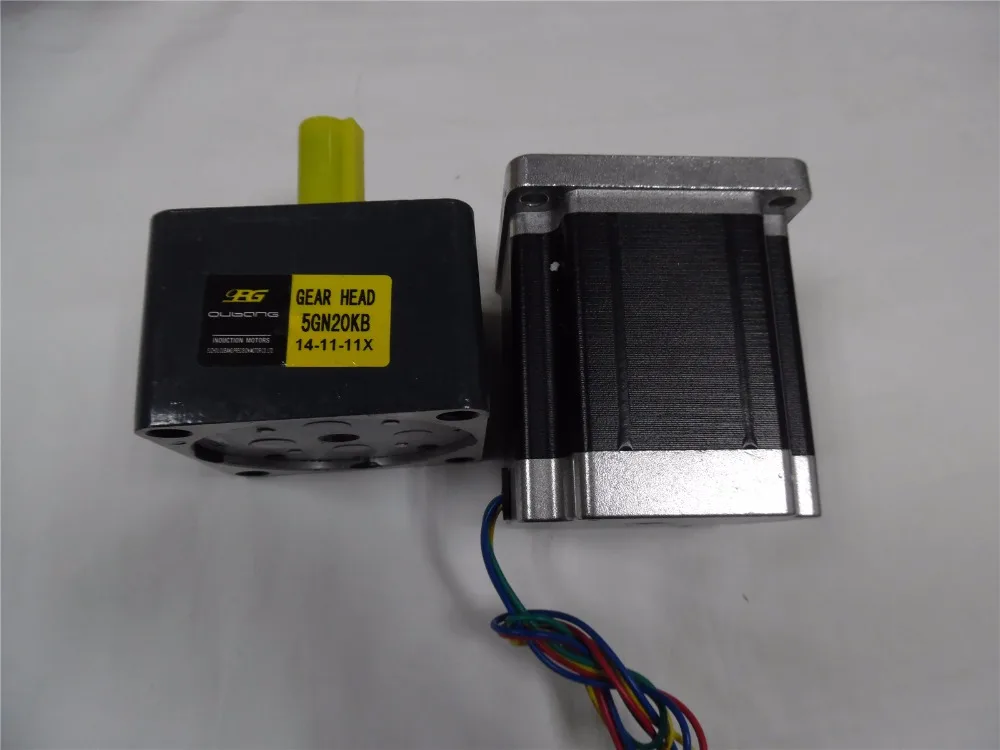 Ratio1:20 NEMA34 5A 6NM 857oz-in L 98mm Gear reducer Stepper Motor CNC Machining New In Box Ratio1:20 NEMA34 5A 6NM 857oz-in L 98mm Gear reducer Stepper Motor CNC Machining New In Box