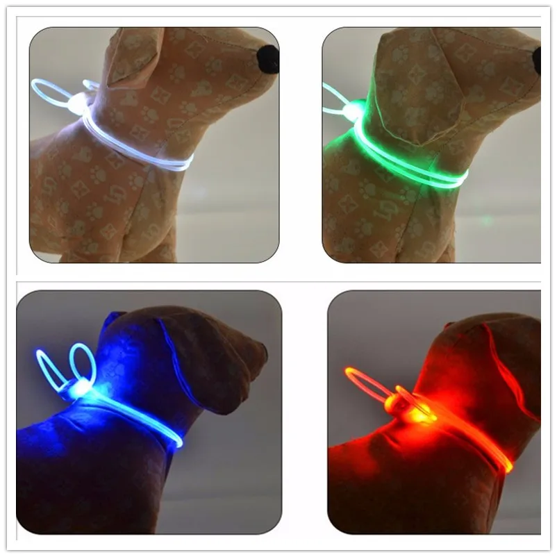 PD127 Led Dog Collar Light Chain Luminous Light LED Teddy Dog Pet Cat