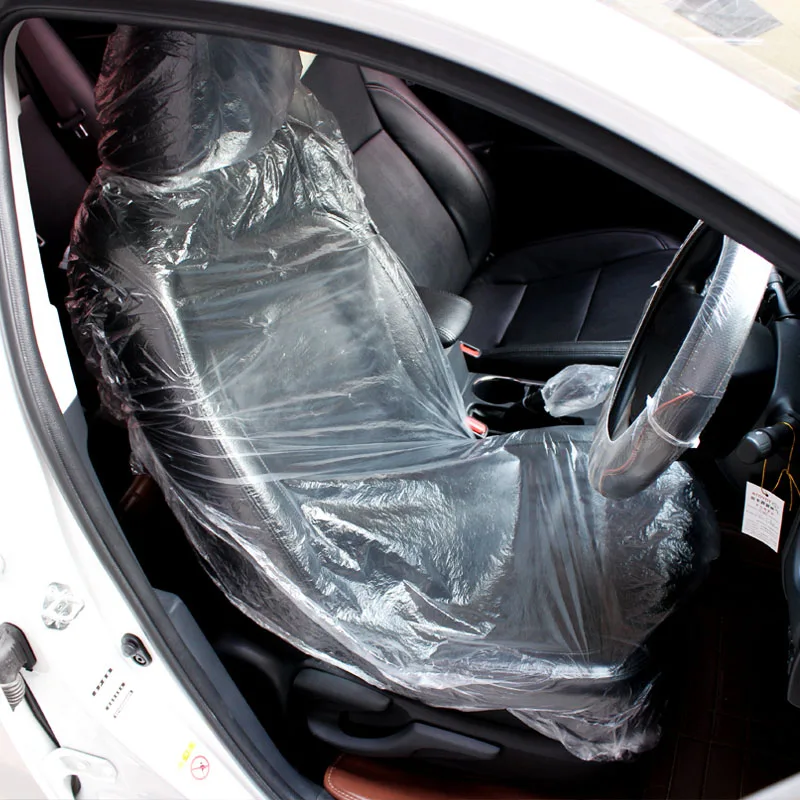 Arcade 100pcsSET Universally Car Disposable Plastic Soft Seat Shifting Lever Shifting Lever Cover Waterproof For BMW Honda