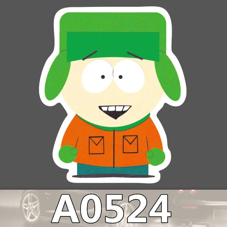 

Bevle A0524 South Park Stan Marsh Single Sale Waterproof Sticker for Cars Laptop Luggage Skateboard Graffiti Notebook Stickers