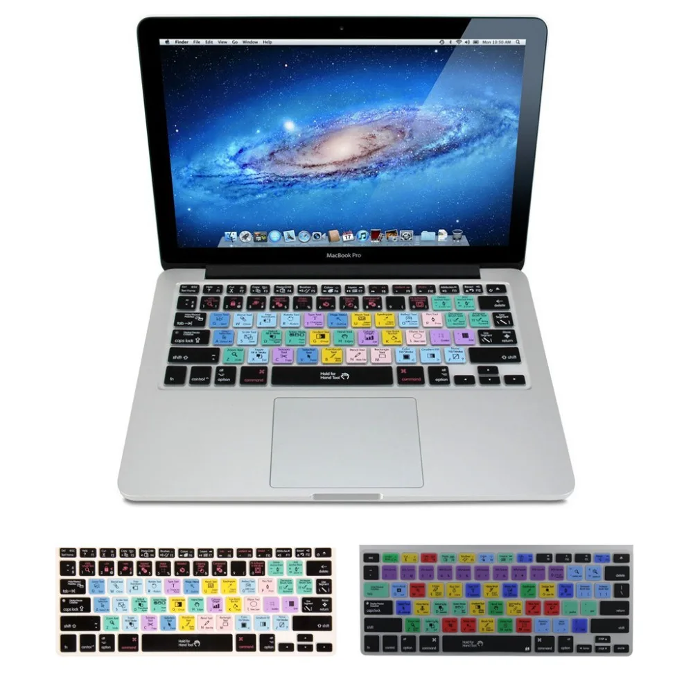 Cubierta De Silicona Funcional Para Macbook Pro Air 13 15 Y 17 Con Diseno De Acceso Directo De Teclado Illustrator De Adobe Photoshop Illustrator Keyboard Keyboard Shortcutphotoshop Design Aliexpress