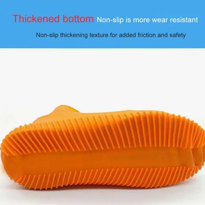 Силиконовые галоши Многоразовые водонепроницаемые чехлы для обуви непромокаемые сапоги Нескользящие износостойкие can CSV
