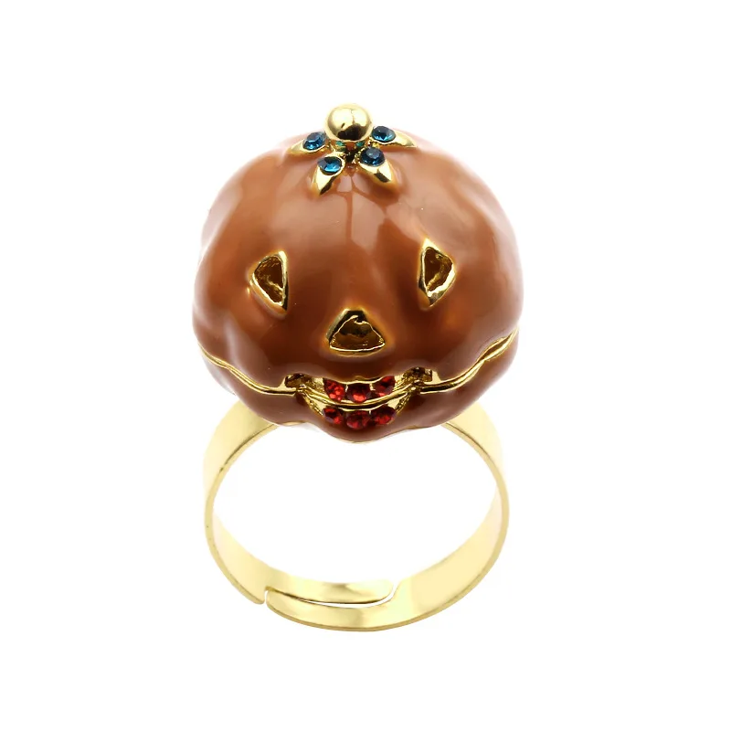Halloween Series Pumpkin Ring Creative Funny Ghost Festival Rings