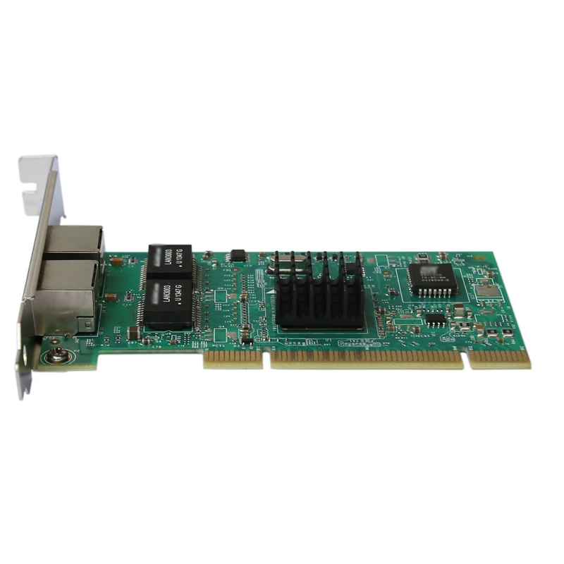 2-Порты RJ45 PCI Gigabit Ethernet LAN сетевой карты 10/100/1000 МБ для 82546