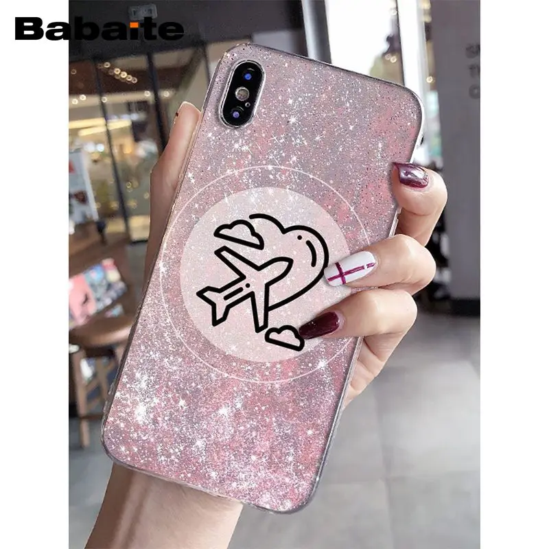 Travel the world paper plane aircraft pink