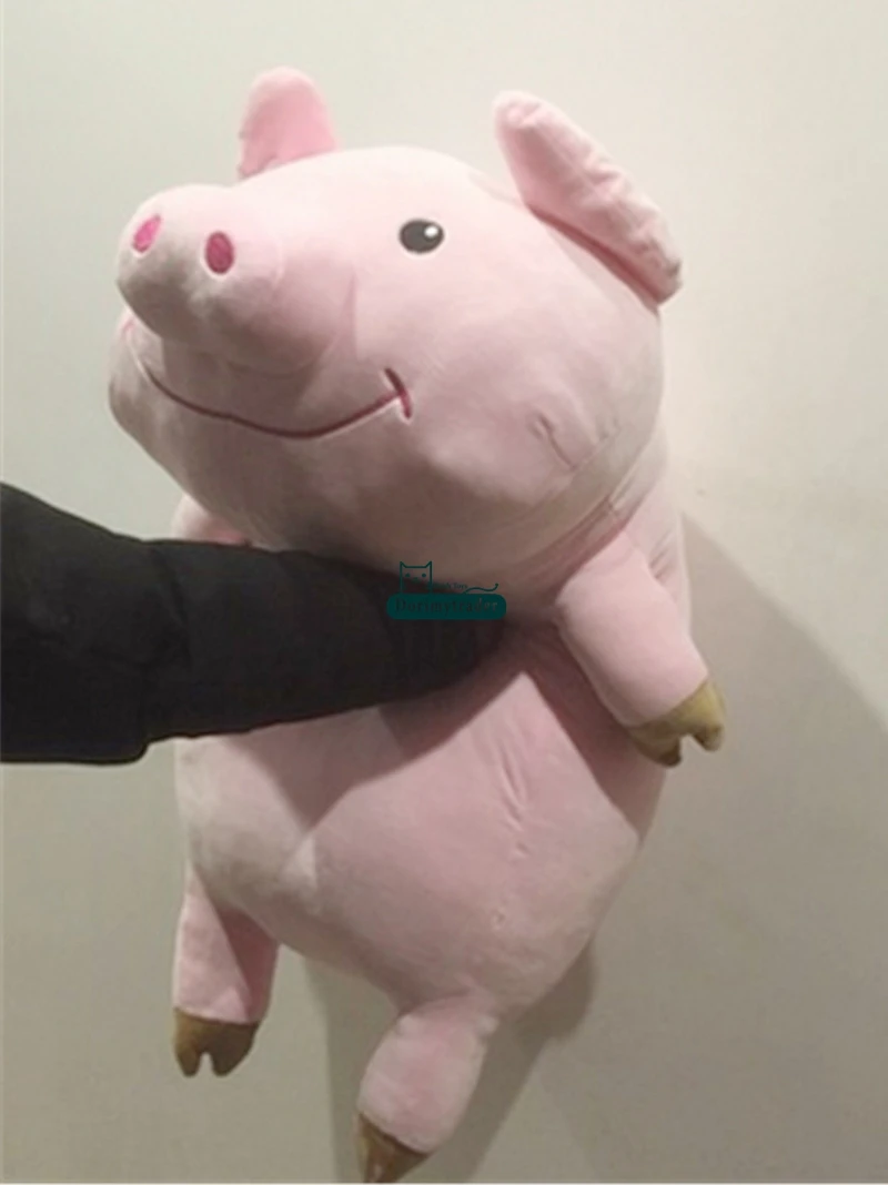 Dorimytrader Big Soft Piggy Plush Toys Giant 35inch Kawaii Stuffed Animal Pig Pillow Doll for Children Gift 90cm Xmas Present DY61338(3)