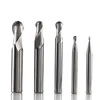 ZCC AL-2B solid tungsten carbide 2 flute aluminium ball nose end mill cnc milling cutter cutting tools for  machining profile ► Photo 1/6