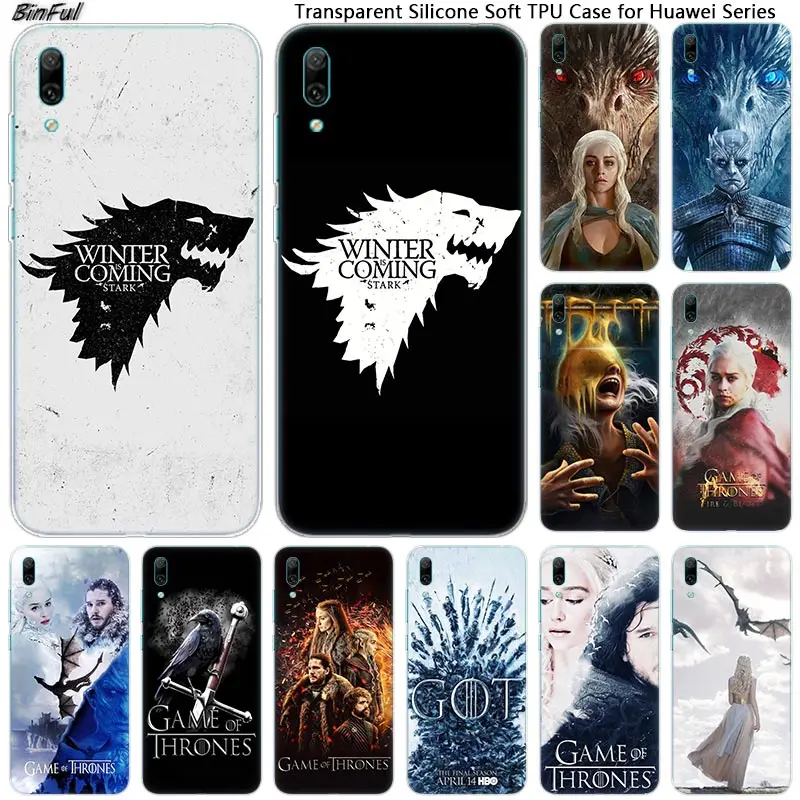 

Game of Throne conquest Silicone Phone Case for Huawei Mate 10 20 Lite Pro Enjoy 9S Y9 Y7 Y6 Y5 2019 2018 Pro 2017 Fashion Cover