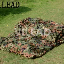 VILEAD 5 м x 6 м(16,5ft x 19,5ft) цифровой камуфляж для лесистой местности камуфляжная сеть военный армейский Камуфляжный сетчатый солнцезащитный крем для охоты кемпинга палатки
