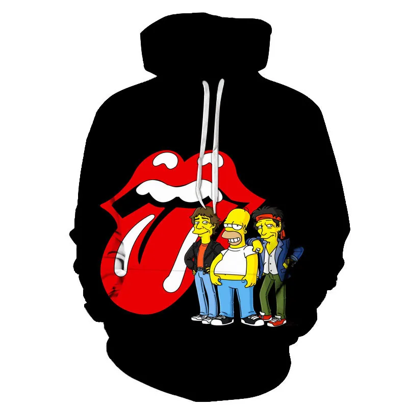 

2019 Autumn new style 3d Hoodies Cartoon 3D print Hoodie Sweatshirt funny drugs casual Pullover3D thin Jacket Coat