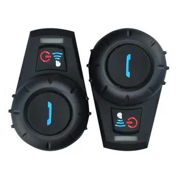 

New 500M BT Bluetooth FM Radio Motorcycle Helmet Intercom Interphone Headset intercomunicador for Phone/GPS/MP3