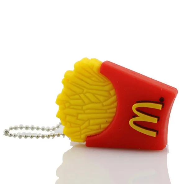 Флеш накопитель Mcdonald's с флеш диск USB 2 0 из мультфильма u 8 ГБ 16 32 128 картофель фри