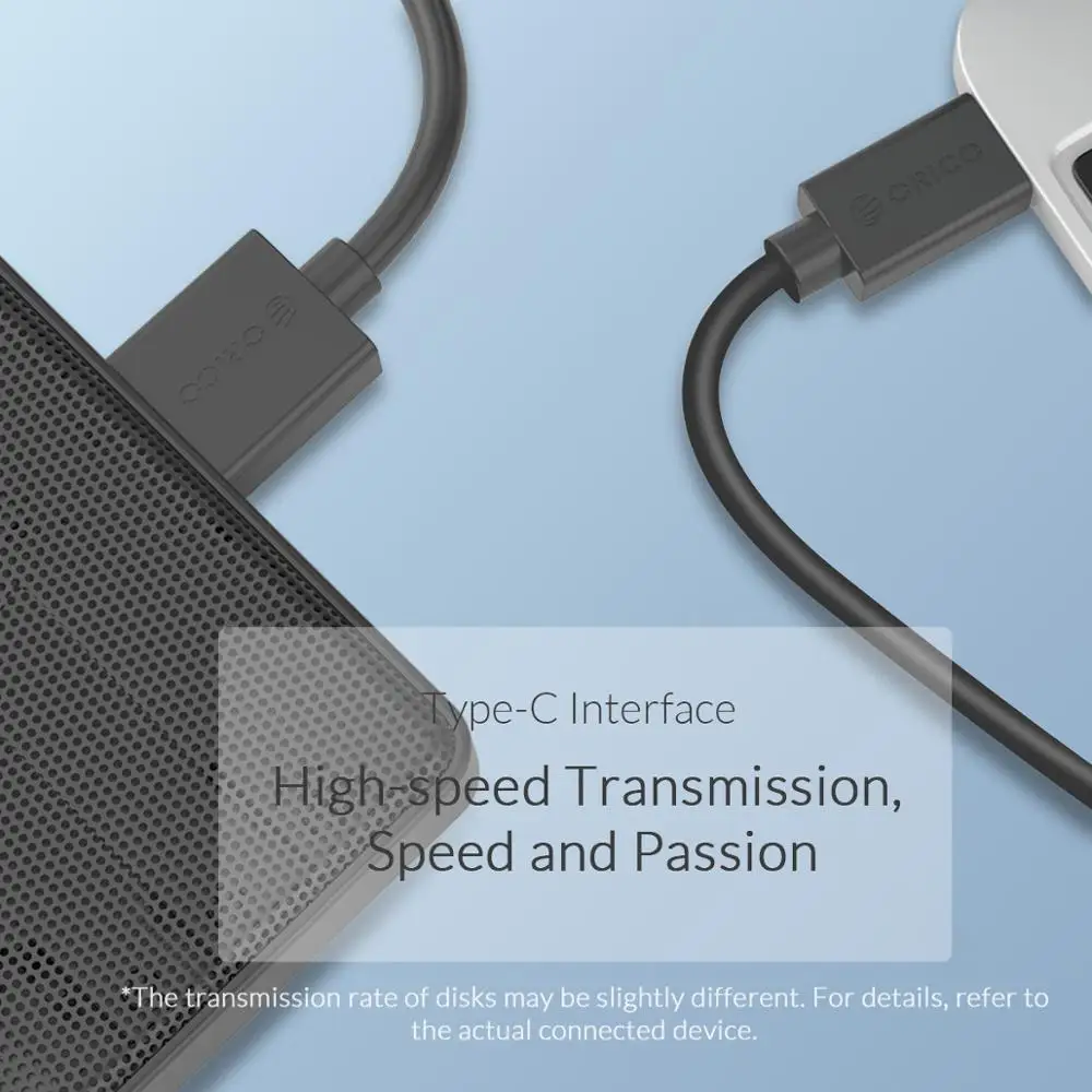 Кабель ORICO USB C к Micro B кабель для передачи данных зарядный внешнего жесткого диска