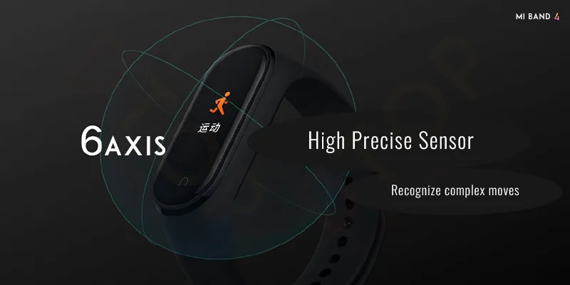 English/Spanish/Russian Xiaomi Mi Band 4 Music Smart Miband 4 Bracelet Heart Rate Fitness 135mAh Color screen Bluetooth 5.0