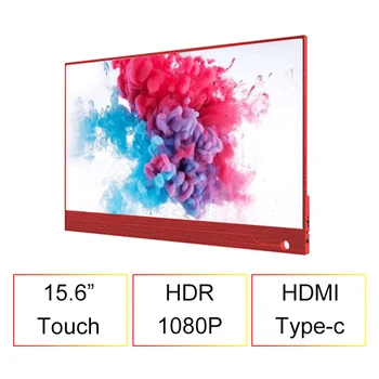 

15.6 Inch 1080p Super Thin Touch Screen Type-c Power Supply HDMI IPS Game Monitor For PS4 XBOX Switch NS Ones With HDR Speaker