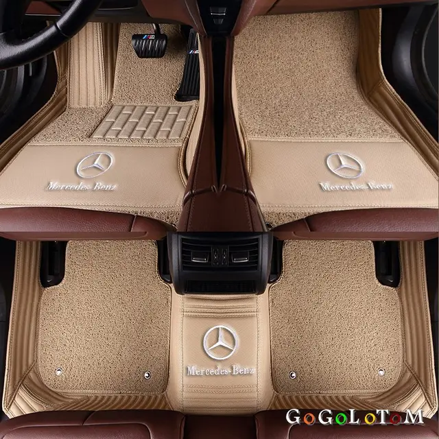 Custom car floor mats pad for Mercedes Benz all models E C GLA GLE GL